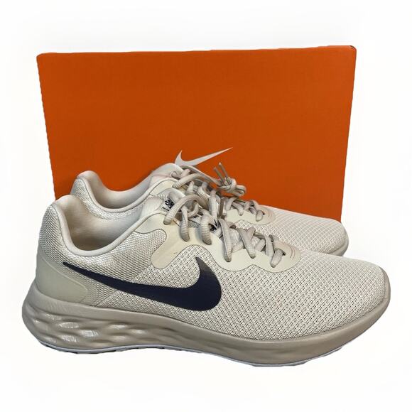 Nike Revolution 6 NN Men 10.5 Running Walk Shoes Oatmeal Gridiron DC3728-101